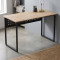 Компьютерный стол Ferrum-decor Майк 75x100x60 черный ДСП Дуб Сан-Марино 16мм (FRD-103850)