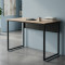 Комп'ютерний стіл Ferrum-decor Майк 75x100x70 чорний ДСП Дуб Сан-Марино 16мм (FRD-103880)