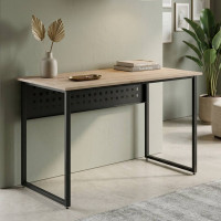 Компьютерный стол Ferrum-decor Майк 75x120x70 черный ДСП Дуб Сан-Марино 16мм (FRD-103890)