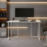 Письмовий стіл Ferrum-decor Ханна 75x100x60 білий ДСП Біле 16мм (FRD-103990)