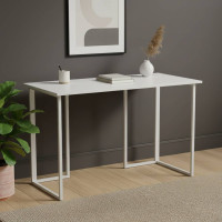 Письмовий стіл Ferrum-decor Ханна 75x140x70 білий ДСП Біле 16мм (FRD-104040)