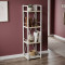 Етажерка 4/34 Ferrum-decor Серії Конект 120x34x28 білий ДСП Дуб Сонома 16мм (FRD-104280)