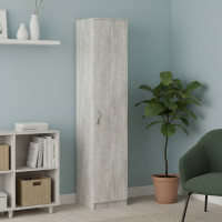 Пенал Анжело Ferrum-decor на 5 полиць із дверима 1900x400x380 ДСП Бетон 16 мм (FRD-104910)