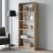 Шкаф Анжело Ferrum-decor на 5 полок 1900x700x380 ДСП Дуб Сонома 16 мм (FRD-105010)