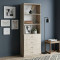 Шкаф Анжело Ferrum-decor на 3 полки с 4 ящика 1900x700x380 ДСП Дуб Сан-Марино 16 мм (FRD-105020)