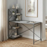 Комп'ютерний стіл Ferrum-decor Джек 75x120x70 Сірий ДСП Бетон (FRD-105318)