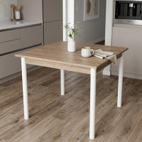Стол кухонный Ferrum-decor Агата 75x90x90 Белый ДСП Сан-Марино 16мм (FRD-105638)