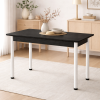 Стол кухонный Ferrum-decor Бенита 75x120x60 Белый ДСП Сосна Кембра 16мм (FRD-105688)