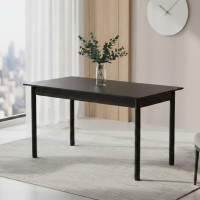 Стіл кухонний Ferrum-decor Беніта 75x120x70 Чорний ДСП Сосна Кембра 16мм (FRD-105698)