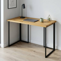 Комп'ютерний стіл Ferrum-decor Ханна 76x140x70 чорний ДСП Дуб Артизан 32мм (FRD-106238)