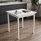 Стол кухонный Ferrum-decor Агата 75x80x80 Белый ДСП Белое 16мм (FRD-106248)