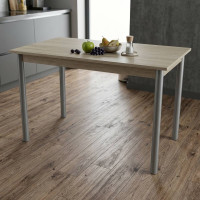 Стол кухонный Ferrum-decor Бенита 75x120x80 Серый ДСП Сонома 16мм (FRD-106288)