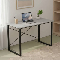 Стіл письмовий Дейв Ferrum-decor 750x1200x700 Чорний метал ДСП Бетон 16 мм (FRD-106458)