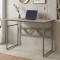 Стіл письмовий Раян Ferrum-decor 750x1400x600 Сірий метал ДСП Бетон 32 мм (FRD-106488)
