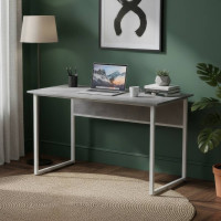 Стіл письмовий Коді Ferrum-decor 75x100x70 Білий метал ДСП Бетон 16 мм (FRD-106598)