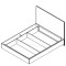 Ліжко з підйомним механізмом Монако Гербор LOZ/160 Кашемір (GRB-171073)