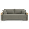 Ортопедичний розкладний диван Мекко Reston 2250×960 Gold тканина Bagama 31 (MEK-161185)