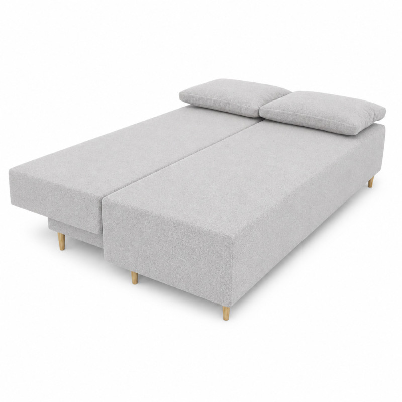 Диван розкладний Mekko Sidney 1900*800 Ergo III категорія Austin 17 Silver (MEK-161555)