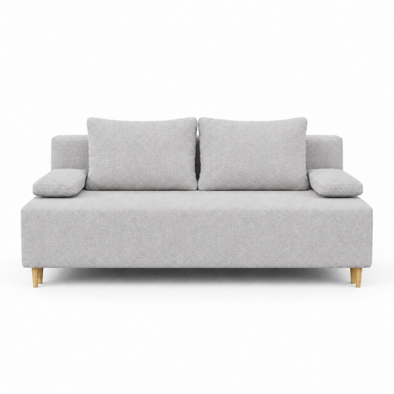 Диван розкладний Mekko Sidney 1900*800 Ergo III категорія Austin 17 Silver (MEK-161555)