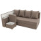 Кутовий ортопедичний диван Мекко Cube 2250×1430 Pocket Spring Cocos III категорія Austin 3 Antelope (MEK-161545)