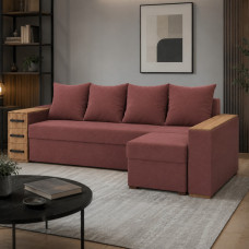 Кутовий ортопедичний диван Мекко Cube Shuttle 2600x1430 Lux I категорія Riviera 065 (MEK-161134)