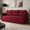 Диван розкладний ортопедичний Мекко Erne 2060х950мм Lux III категорія Austin 8 Ruby Red (MEK-161495)