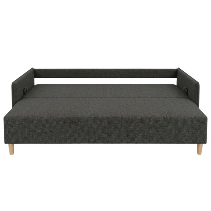 Ортопедичний диван Мекко Scandi 2060×950 Gold III категорія Austin 20 Graphite (MEK-161575)
