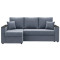 Кутовий ортопедичний диван Мекко Senator 2500x1500 Bonel Standart Hard Plus IV категорія Bestseller Blue Fog (MEK-161735)
