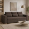 Ортопедичний диван Мекко Trend 2650×1150 Bonel Standart Hard Plus тканина Bagama 43 (MEK-161655)