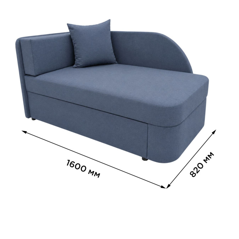 Дитячий ортопедичний диван Мекко West 1600×820 Light тканина Bagama 46 (MEK-161445)