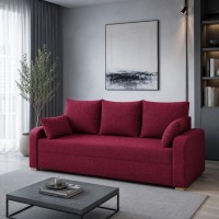 Ортопедичний диван Мекко Wilson Maxi 2300x1000 Gold III категорія Austin 8 Ruby Red (MEK-161375)