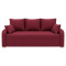 Ортопедичний диван Мекко Wilson Maxi 2300x1000 Lux III категорія Austin 8 Ruby Red (MEK-161365)
