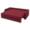 Ортопедичний диван Мекко Wilson Maxi 2300x1000 Lux III категорія Austin 8 Ruby Red (MEK-161365)
