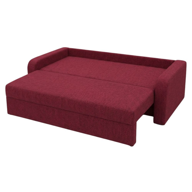 Ортопедичний диван Мекко Wilson Maxi 2300x1000 Lux III категорія Austin 8 Ruby Red (MEK-161365)