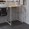 Стелаж-полиця Бафрум 401 Ferrum-decor для пральної машини 90x70,5x60,5 Білий метал ДСП Дуб Кремона Торро 16 мм (FRD-107582)