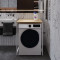 Стелаж-полиця Бафрум 401 Ferrum-decor для пральної машини 90x70,5x60,5 Білий метал ДСП Дуб Кремона Торро 16 мм (FRD-107582)
