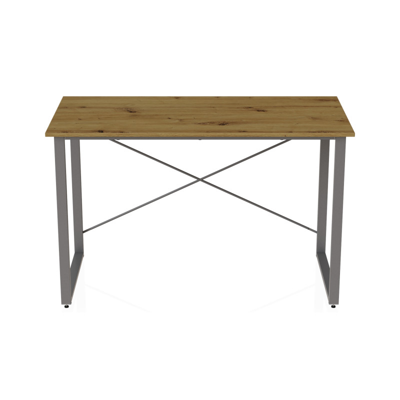 Комп'ютерний стіл Ferrum-decor Дейв 75x140x60 сірий ДСП Дуб Артизан 32 мм (FRD-107052)