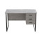 Комп'ютерний стіл Ferrum-decor Гаррі 75x120x60 чорний ДСП Бетон 16 мм (FRD-107292)