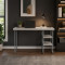 Стіл письмовий Кевин Ferrum-decor 75x100x60 Сірий метал ДСП Кашемір 32 мм (FRD-108122)