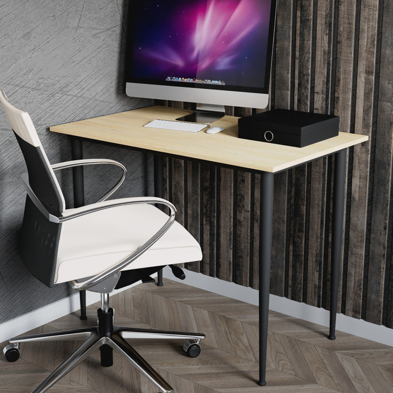 Універсальний стіл Prime Ferrum-decor 750x1000x600 Чорний метал ДСП Дуб Кремона Торро 16 мм (FRD-107632)