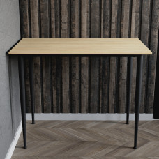 Універсальний стіл Prime Ferrum-decor 750x1200x700 Чорний метал ДСП Дуб Кремона Торро 16 мм (FRD-107672)