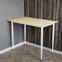 Універсальний стіл Prime Ferrum-decor 750x1200x700 Білий метал ДСП Дуб Кремона Торро 16 мм (FRD-107732)