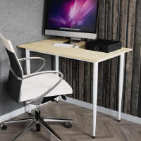 Стол универсальный Prime Ferrum-decor 750x1000x600 Белый металл ДСП Дуб Кремона Торро 16 мм (FRD-107692)