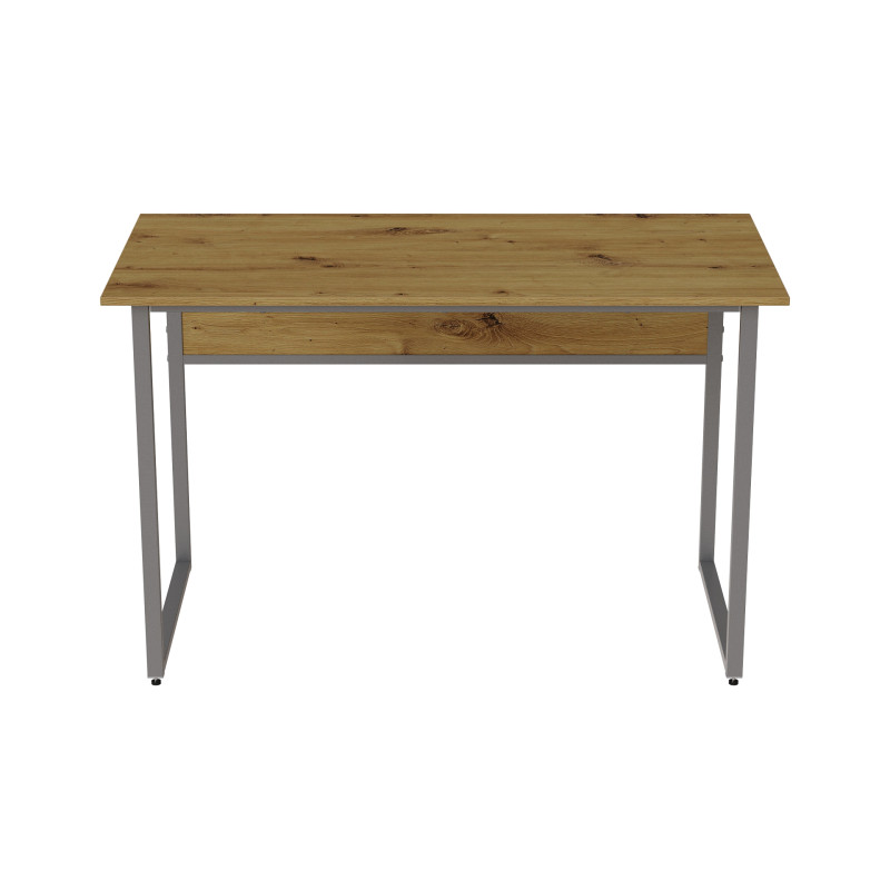 Комп'ютерний стіл Ferrum-decor Коди 75x140x70 сірий ДСП Дуб Артизан 32 мм (FRD-107202)