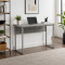 Стіл письмовий Майк Ferrum-decor 75x100x60 Сірий метал ДСП Кашемір 32 мм (FRD-108302)