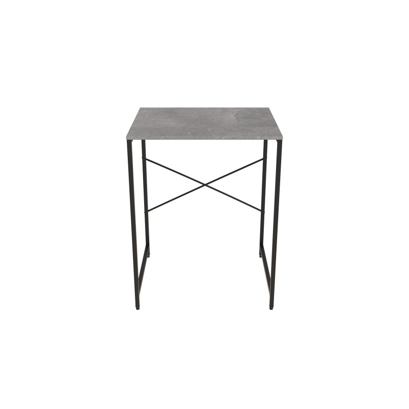 Стелаж-полиця Бафрум 401 Ferrum-decor для пральної машини 90x70,5x60,5 Чорний метал ДСП Бетон 16 мм (FRD-107352)