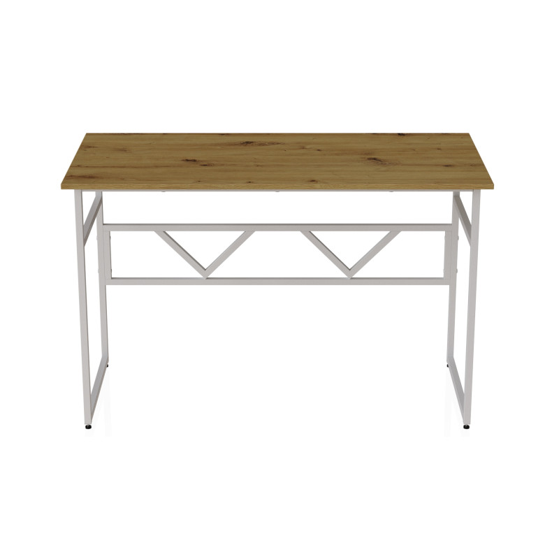 Комп'ютерний стіл Ferrum-decor Раян 75x120x60 білий ДСП Дуб Артизан 16 мм (FRD-107072)