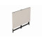 Стіл-трансформер розкладний Слай Ferrum-decor 75x100x60 Чорний метал ДСП Кашемір 16 мм (FRD-107822)