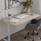 Стіл письмовий Space Ferrum-decor 750x1400x700 Білий метал ДСП Дуб Сан-Марино 16 мм (FRD-108002)