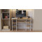 Комп'ютерний стіл Ferrum-decor Тім 75x140x60 білий ДСП Дуб Артизан 32 мм (FRD-106952)